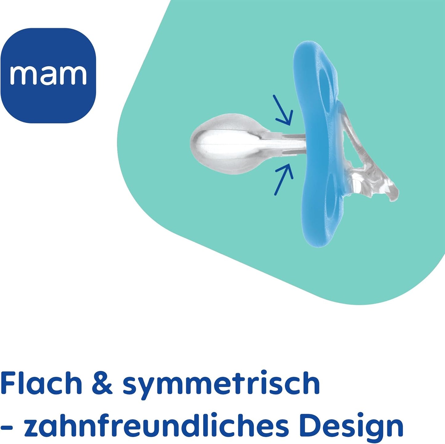 Suzete din silicon MAM Comfort, 0–3 luni, roz, 2 buc.