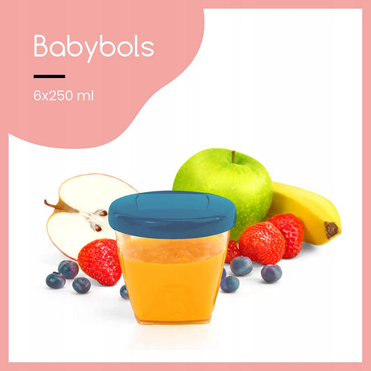 BABYMOOV Babybols contenitori 6 x 250 ml