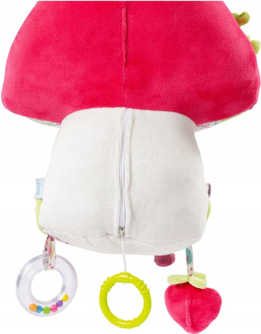 BabySun závěsná hračka s hracím strojkem plyšová houba 40 cm
