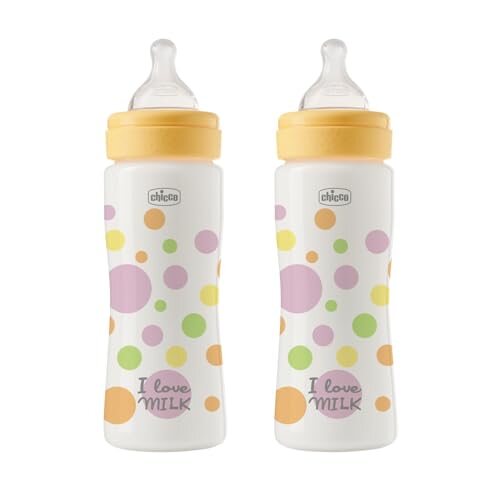 CHICCO Perfect Easy fľaše 330 ml rýchly prietok 2 ks
