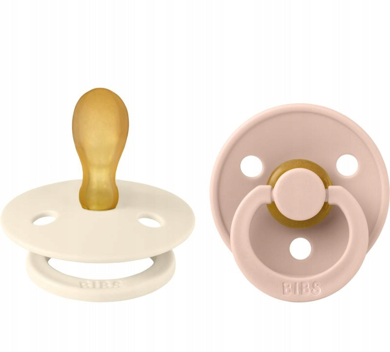 BIBS COLOUR cumlíky 2pack kaučuk 6msc+ SYMETRICKÝ