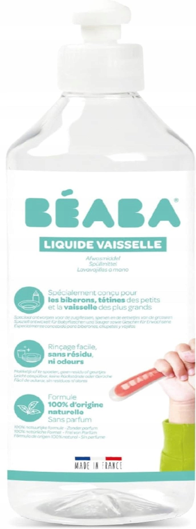 BEABA tekutý prostriedok na umývanie fliaš a cumlíkov 500ml