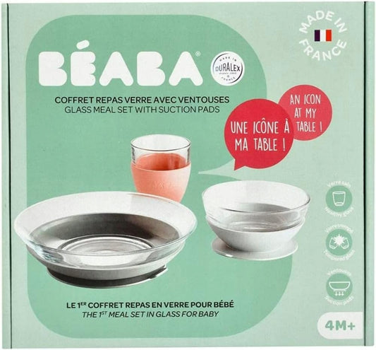 Set de vase BEABA cu ventuză din silicon DURALEX