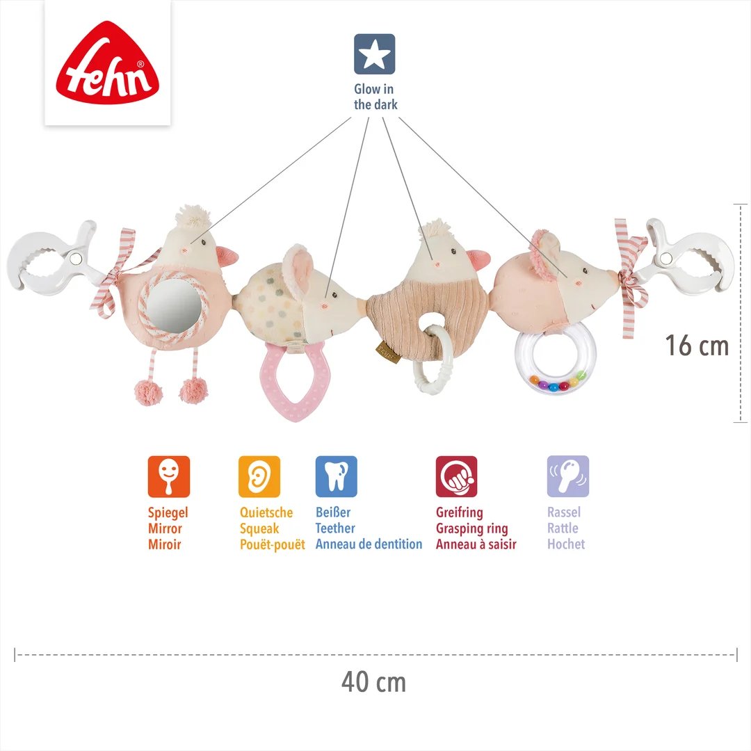 Fehn FehnLand stroller and crib toy Farm
