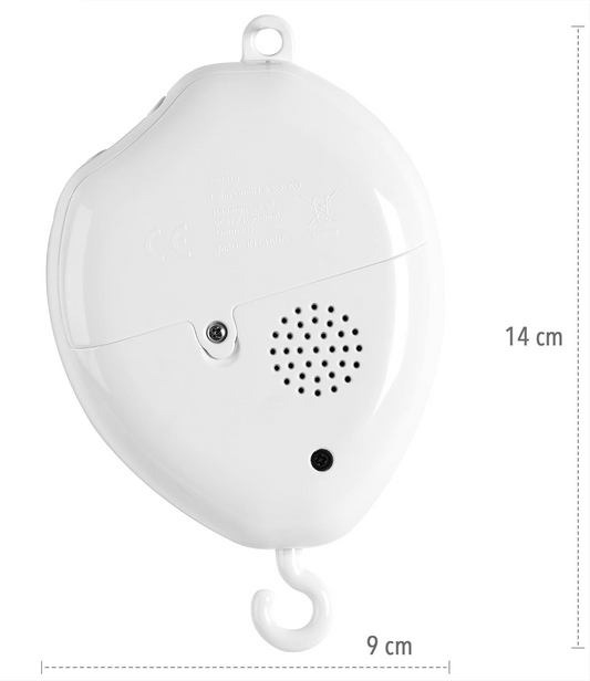 FEHN nočné svetielko s otočným mechanizmom ku kolotoču nad postieľku + karta 128 Mb
