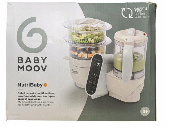 BABYMOOV Nutribaby+ 5v1 kuchynský robot, parný hrniec a sterilizátor