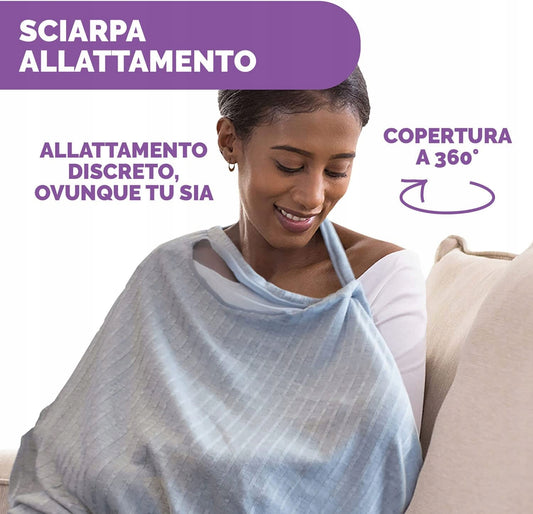 CHICCO Boppy Infinity šál a diskrétna clona na dojčenie 2 v 1