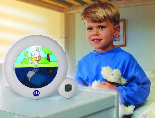 PABOBO Kid'Sleep alvástanító ébresztőóra éjszakai fénnyel