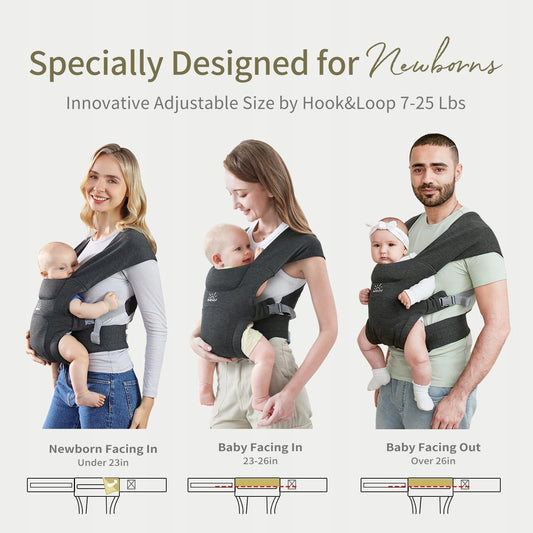 MOMTORY marsupio ergonomico 3 - 12kg