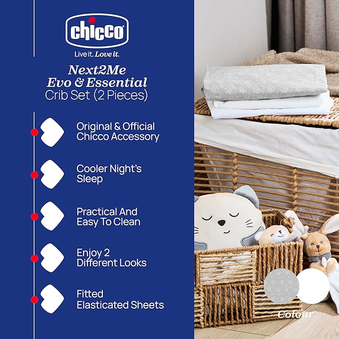 CHICCO NEXT2ME plachta do postieľky x2, 50x83cm