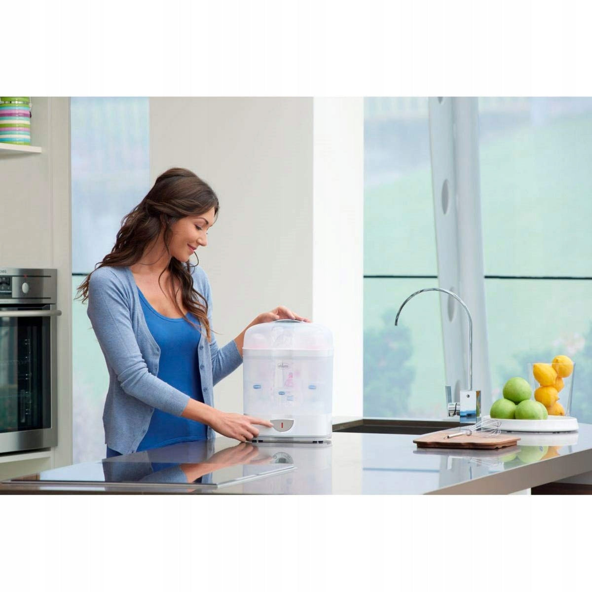 CHICCO Steril Natural 2v1 PARNÝ STERILIZÁTOR 1