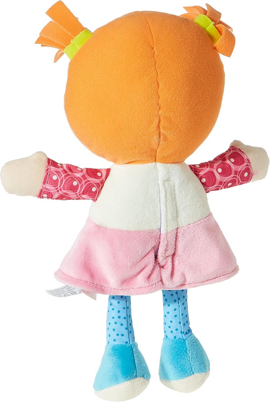 CHICCO Κούκλα Emily λούτρινη αγκαλιά με κουδουνίστρα σε σχήμα καρδιάς 26 εκ