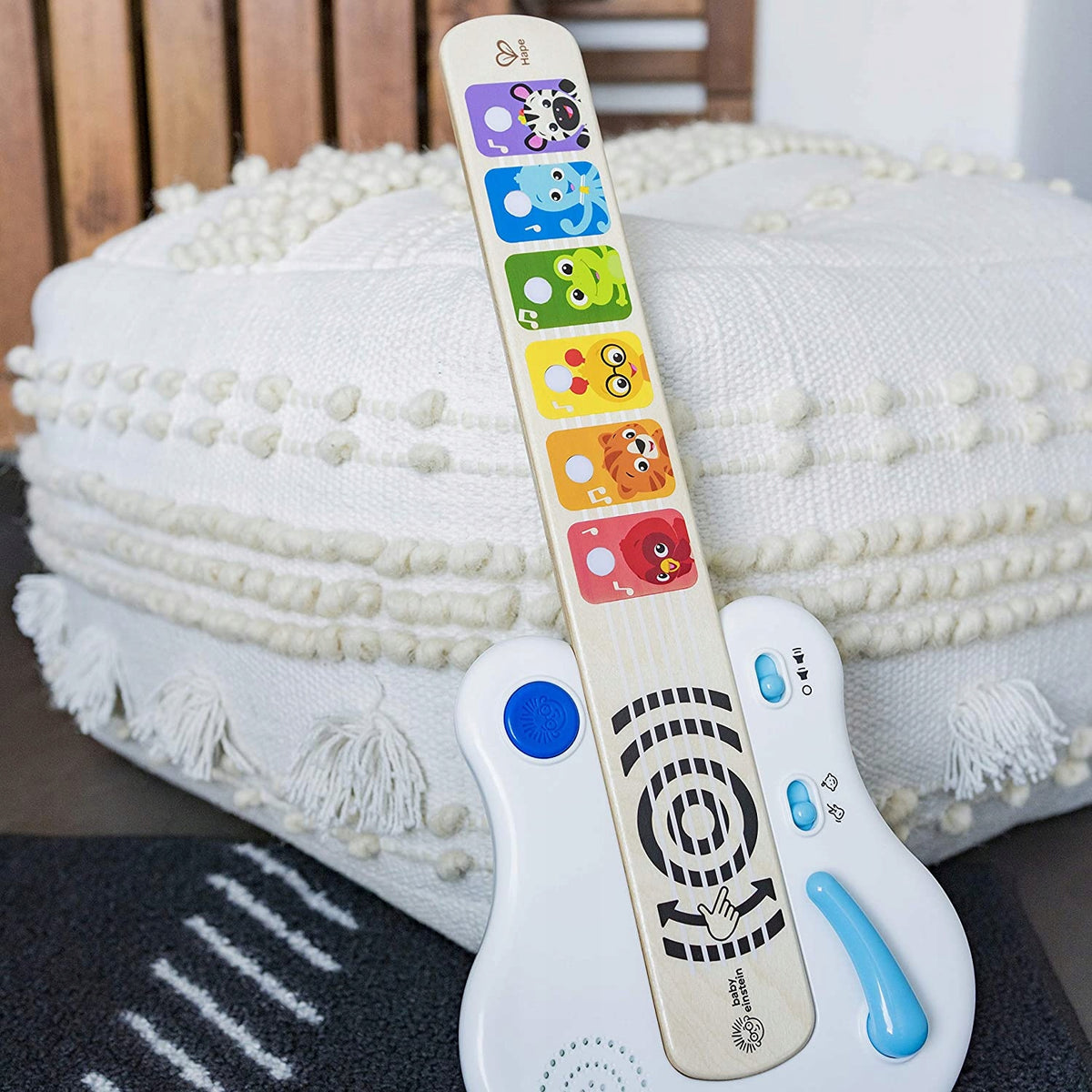 BABY EINSTEIN Hape Magic Touch dotyková elektrická gitara 41,6 cm