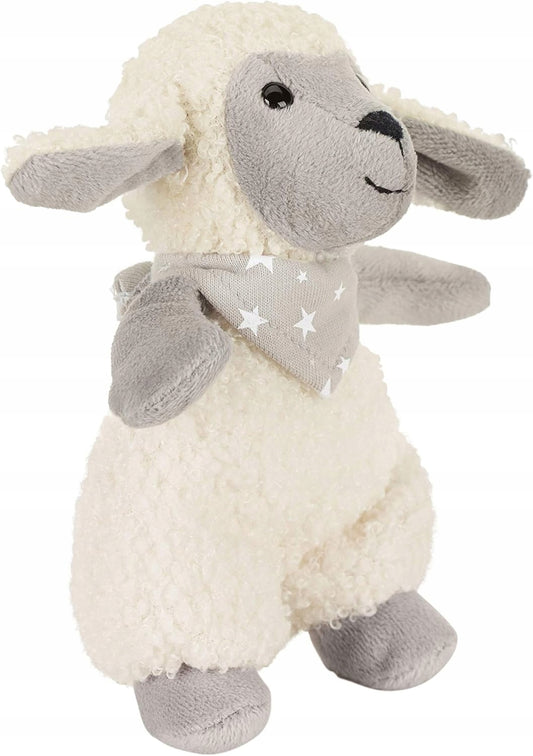 STERNTALER Schaf Stanley Schmusetuch mit Rassel 14 cm "N