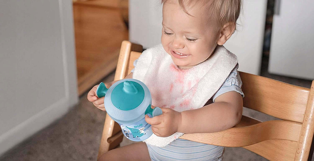 NUK Trainer Cup непроливаща чашка лъв и зебра 6 м+ 230 ml
