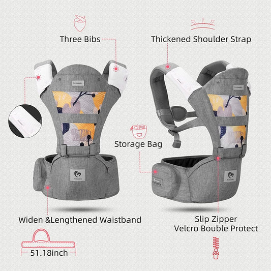 BELLABABY ergonomický nosič s bedrovým pásom 3 v 1, 0 – 36 mes.
