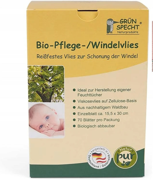GRUNSPECHT Bio papierové vložky do plienok x70, biologicky rozložiteľné