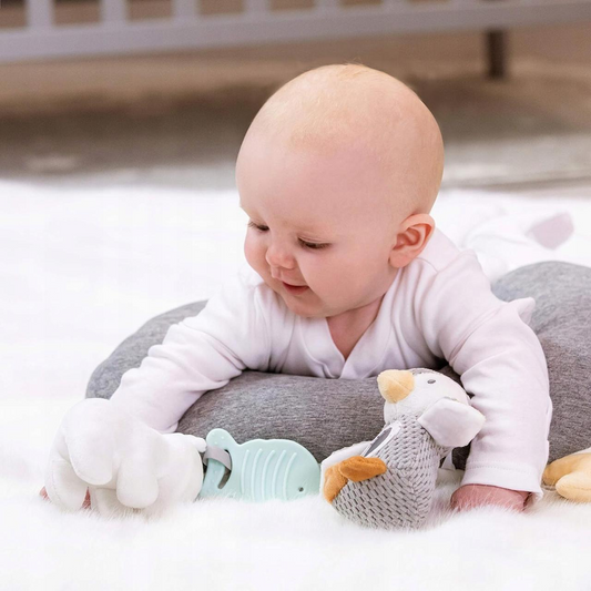 Cuscino NUBY per il gioco a pancia in giù con giocattoli