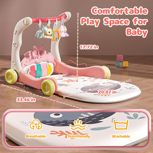 CUTE STONE educational play mat with piano