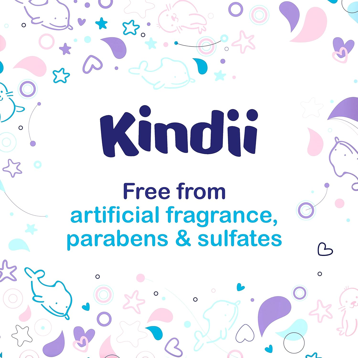 KINDII Pure Water 99 vlhčené obrúsky s vodou x60