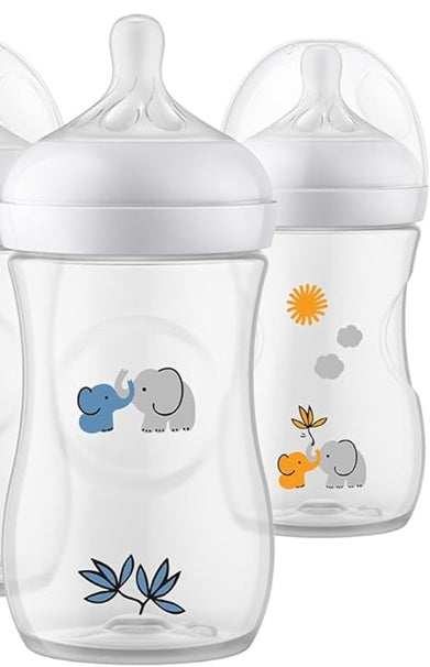 PHILIPS AVENT Natural RESPONSE fľaša 260 ml 1 mesiac+ x3 DEKOR