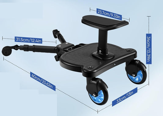 FNRIDS Universal-Buggyboard, Trittbrett für Kinderwagen, belastbar bis 25 kg