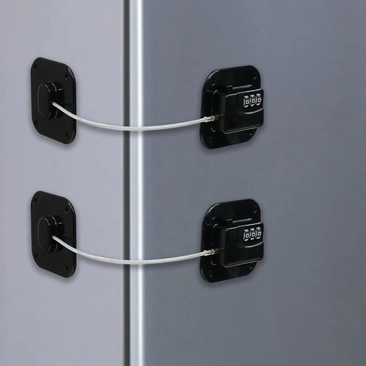 CHILD SAFETY LOCK Zahlenschloss für Schränke und Schubladen 2 Stück