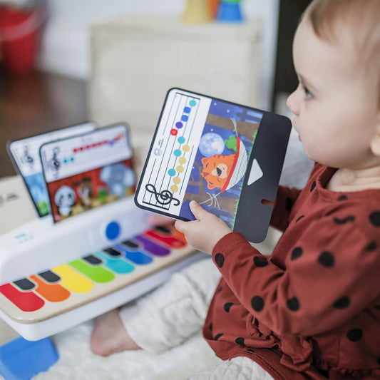 HAPE BABY EINSTEIN ξύλινο πιάνο αφής + 5 μουσικές κάρτες