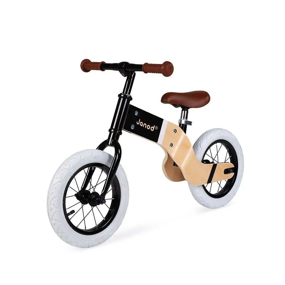 JANOD Bikloon Deluxe drevené odrážadlo 12" sedlo 40-46 cm