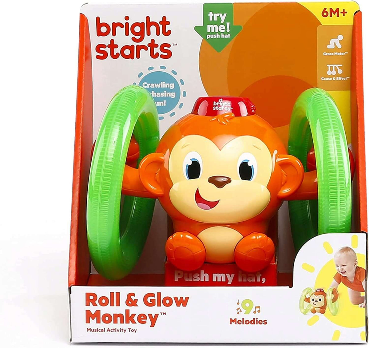 BRIGHT STARTS abe ROLL&GLOW lys lyd