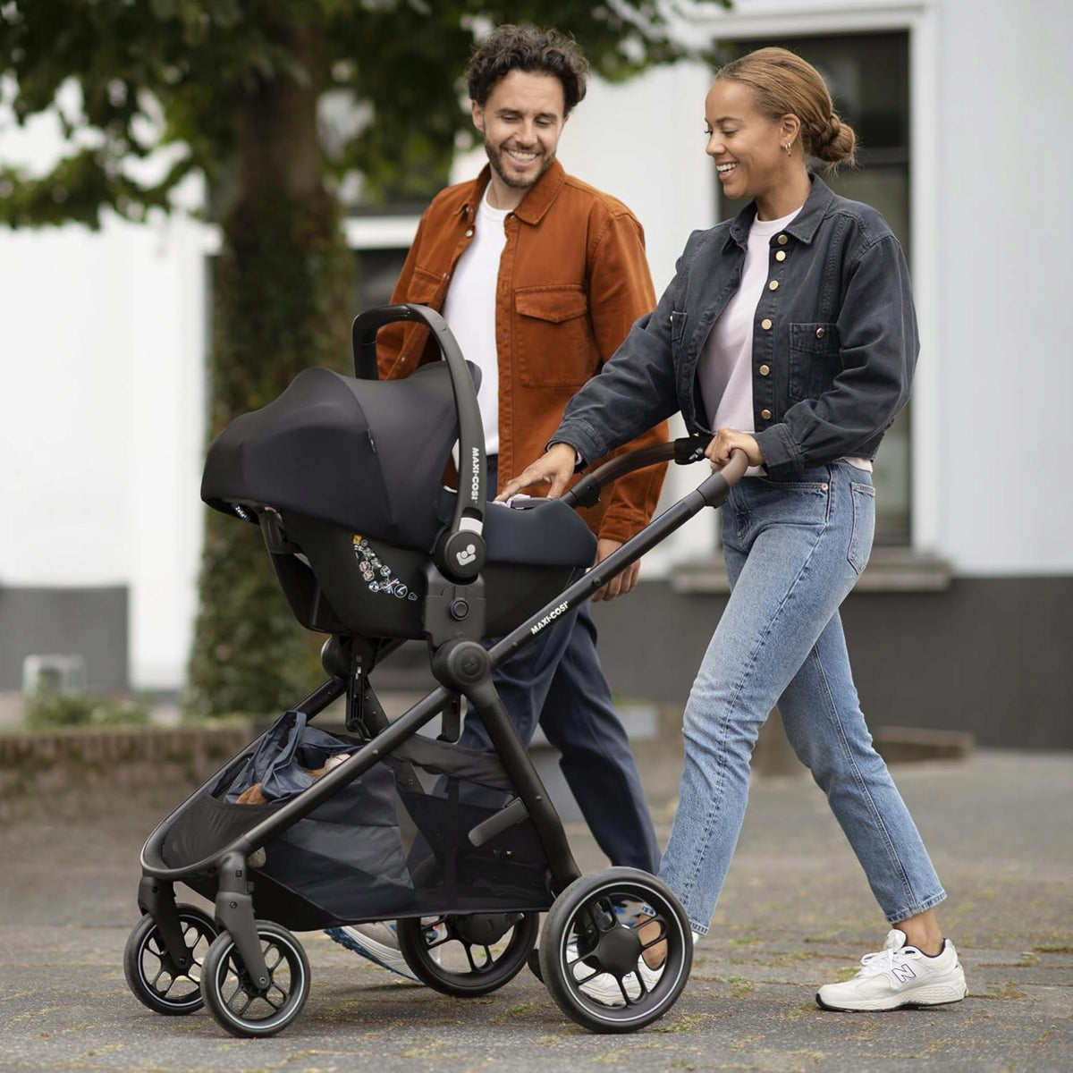 MAXI-COSI adaptér kočík ADORRA LEONA OXFORD LILA NOVA autosedačka PEBBLE CORAL