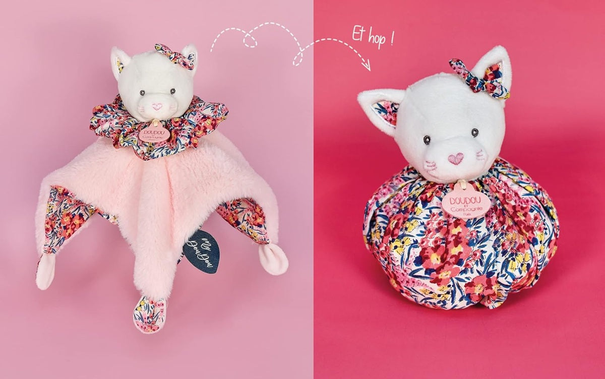 DOUDOU et COMPAGNIE komfortná deka s plyšovou hračkou MEDVEDÍK 25 cm