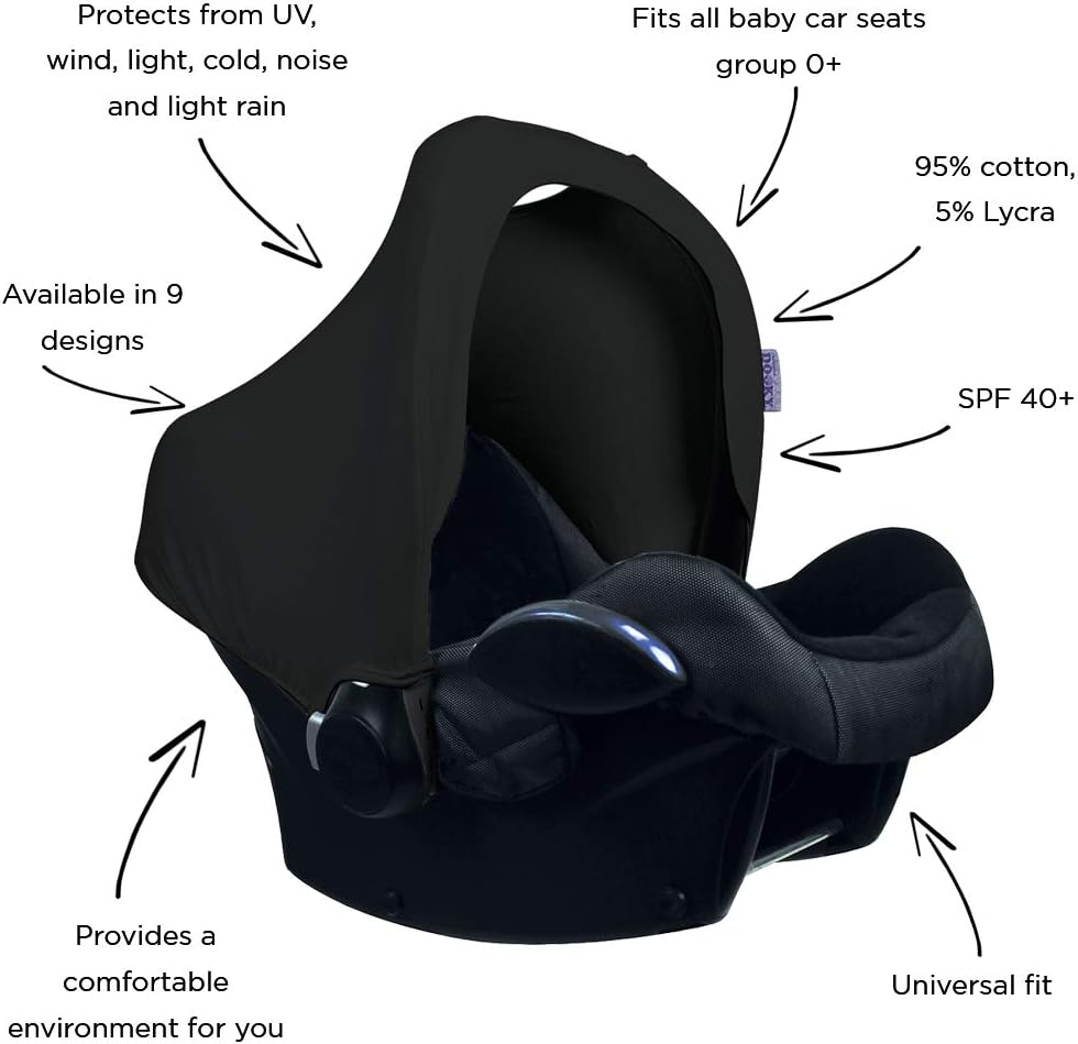 DOOKY HOODY slnečná clona na autosedačku gr0