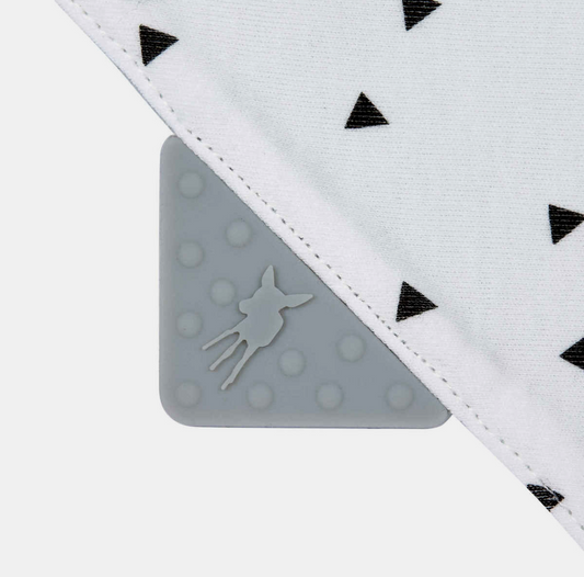 LASSIG bandana so silikónovým hryzadlom 0 – 12 m