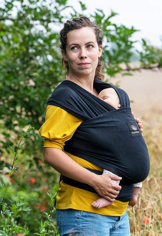 MANDUCA SLING fular portabebés ajustable de algodón para bebés