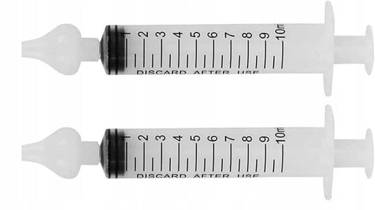BABY AGE nosní stříkačka irigátor 2 ks 10 ml