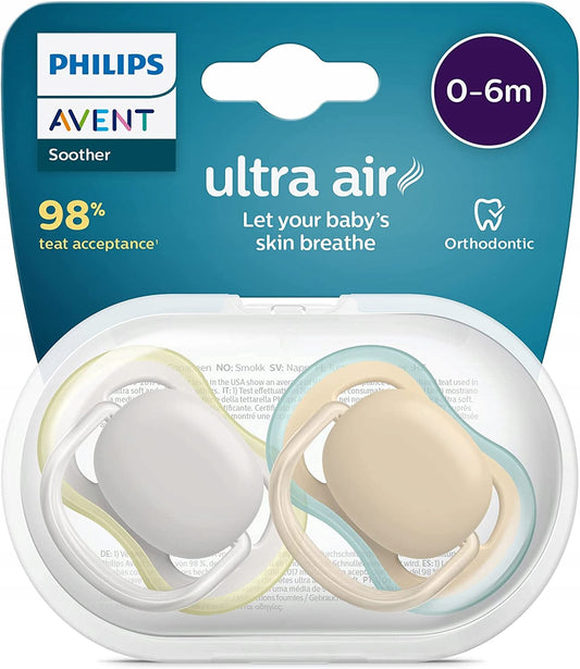 PHILIPS AVENT Ultra Air soothers x2