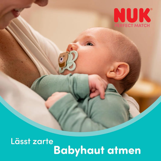NUK Macko Pú Air silikónový cumlík 0 – 6 mesiacov x2 – fotografia produktu 2