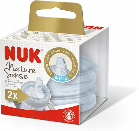 NUK Nature Sense flesspenen x2 6-18 maanden