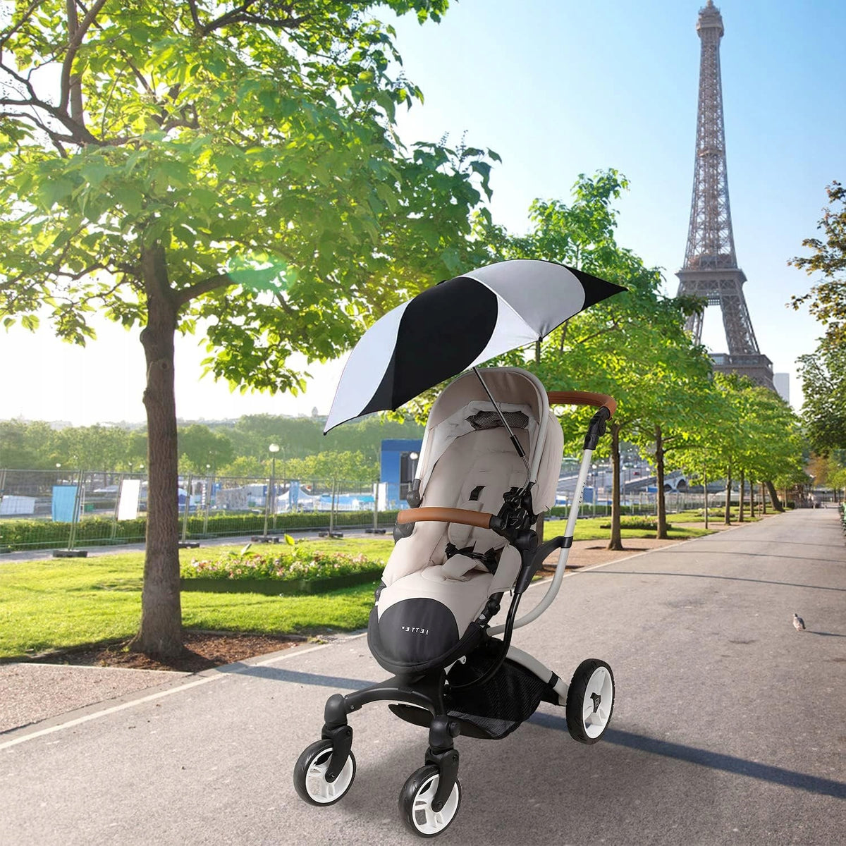 ZJ RIGHTprotective umbrella for pushchaircolour black and silverdiameter 74 cmheight 73 cmweight 500