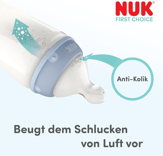 NUK First Choice smoczki do butelki od 6 mies. Flow Control 2 szt.
