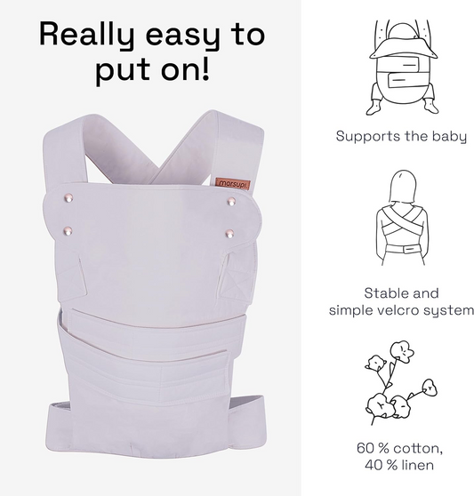 MARSUPI 2.0 marsupiu ergonomic S/M 3,5 - 15 kg