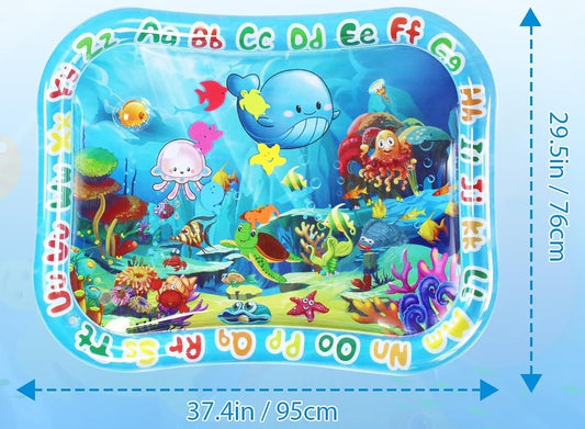 GARNHLOB vodná podložka na hru na brušku 75 x 95 cm MORSKÉ TVORY – obrázok produktu 2