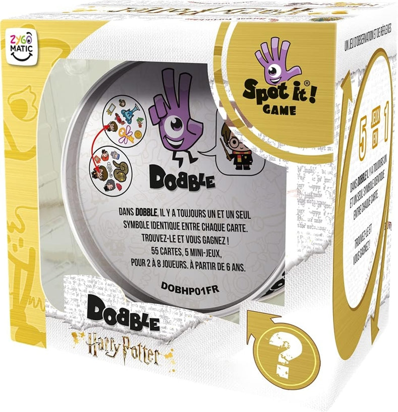 ZYGOMATIC Dobble 55 kariet + kovová škatuľka HARRY POTTER
