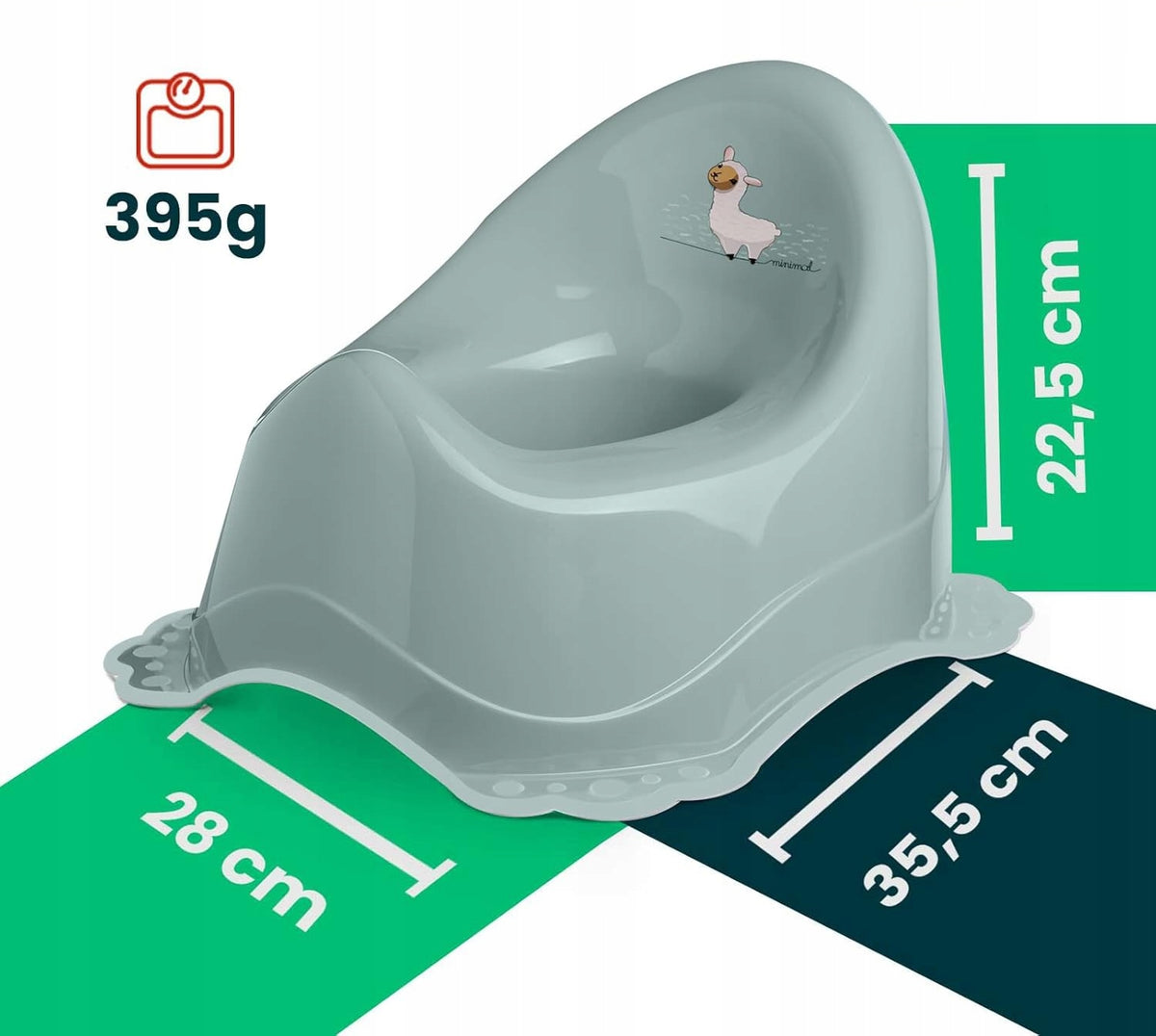 DOCARI Minimal nočník 18 m+ do 30 kg LAMA