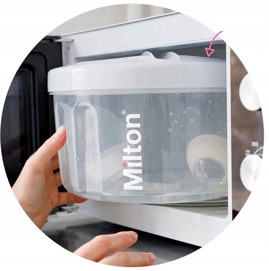 MILTON Combi magnetronsterilisator 2-6 minuten en 15 minuten in koud water