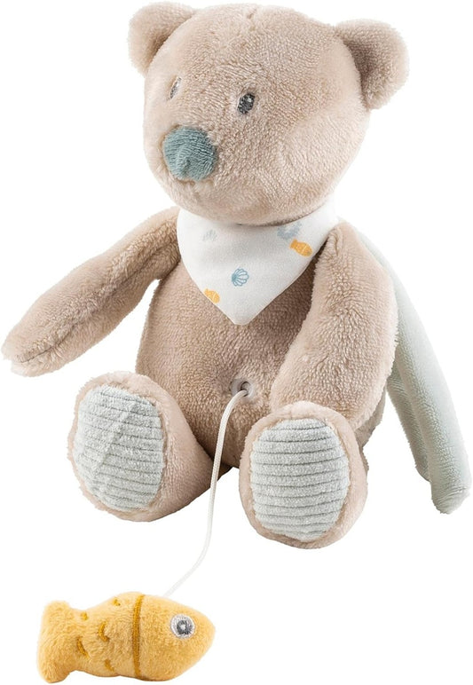 NATTOU Medvedík Julia plyšová uspávacia hračka s hracím mechanizmom La-Le-Lu 23 cm