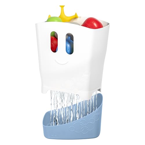 UBBI bath toy organizer with drying rack, blue