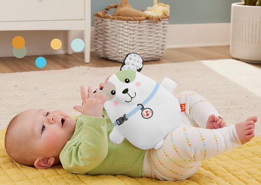 FISHER-PRICE Snuga Puppy plyšová hračka s melódiami a vibráciami ŠTENIATKO 18 cm