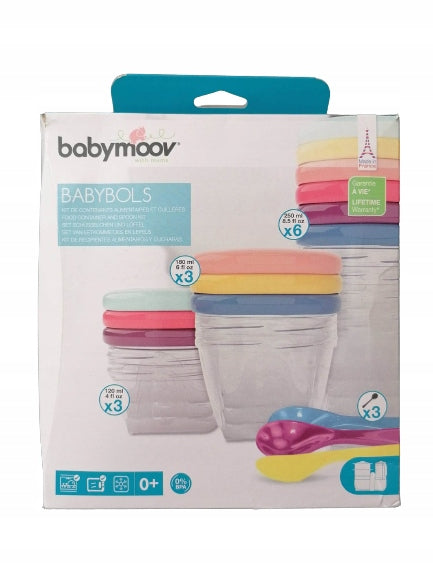BABYMOOV Babybols Misky a lyžičky 15 dielov